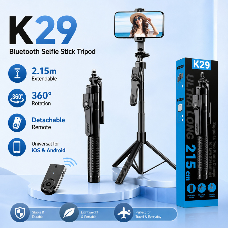 2M Bluetooth Selfie Stick Trip - Photography Basics recension och pris