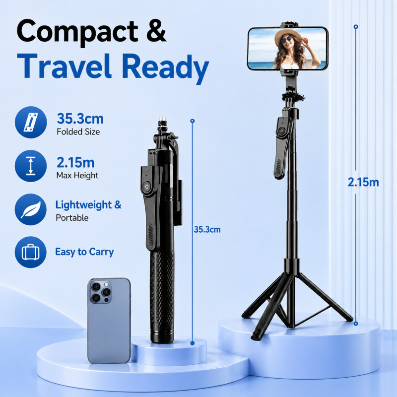 2M Bluetooth Selfie Stick Trip - Photography Basics recension och pris