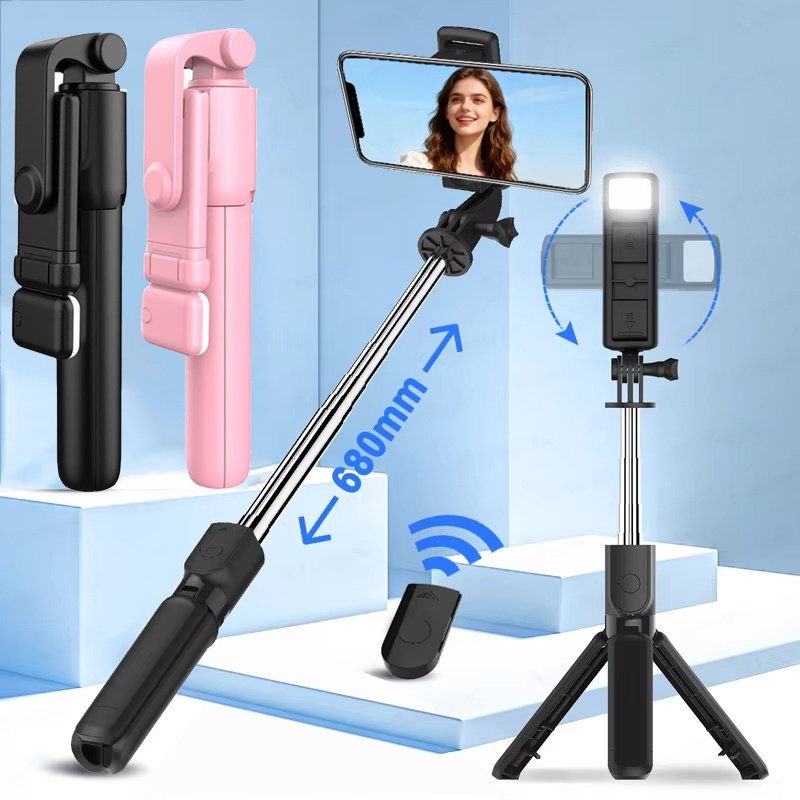 Phone Selfie Stick Tripod Blue - Photography Basics recension och pris