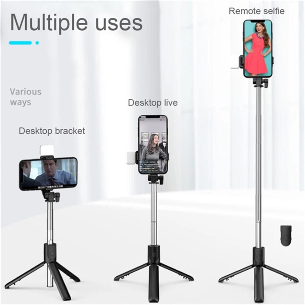 Phone Selfie Stick Tripod Blue - Photography Basics recension och pris