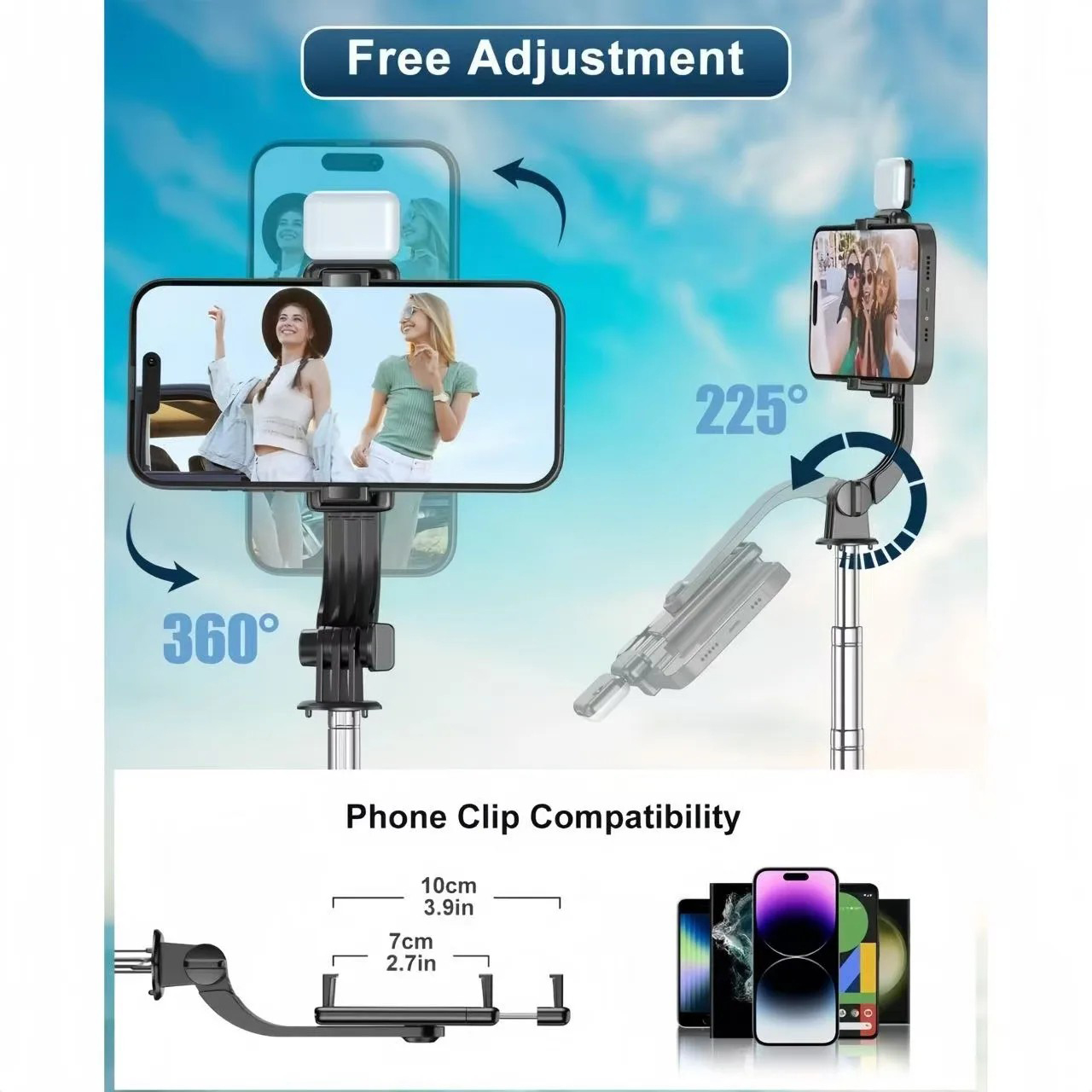 1700mm Selfie Stick Wireless S - Photography Basics recension och pris