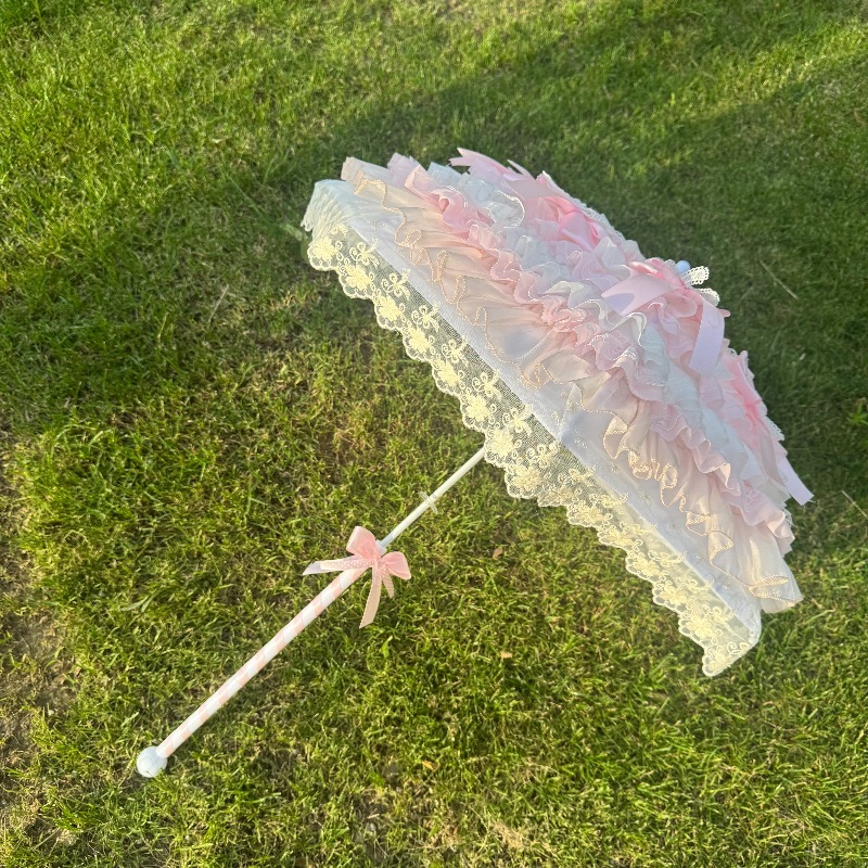 Pink White Butterfly Umbrella  - Photography Umbrella recension och pris