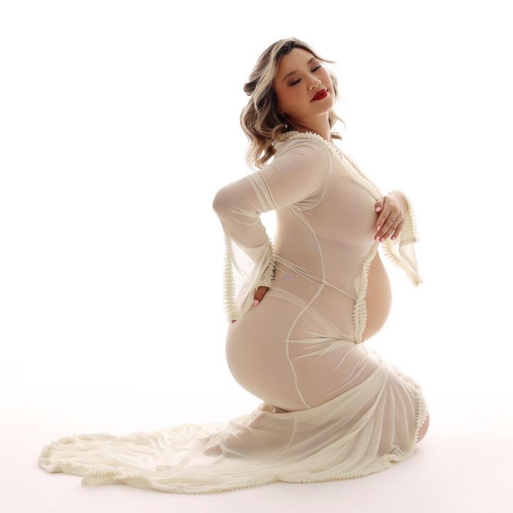 Long Train Tulle Maternity Pho - Photography Club recension och pris