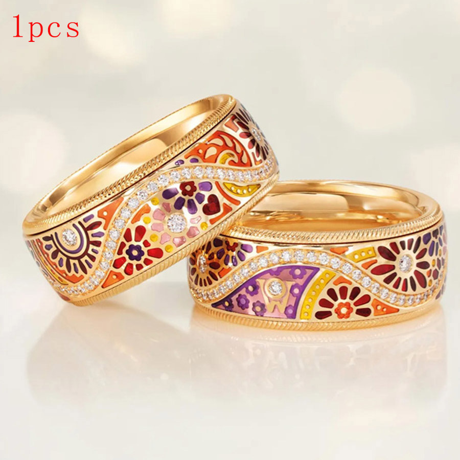 1pc Exquisite Inlaid White CZ  - Photography Geometry recension och pris