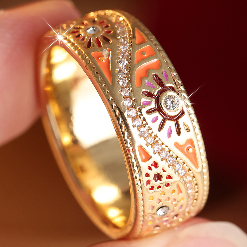 1pc Exquisite Inlaid White CZ  - Photography Geometry recension och pris