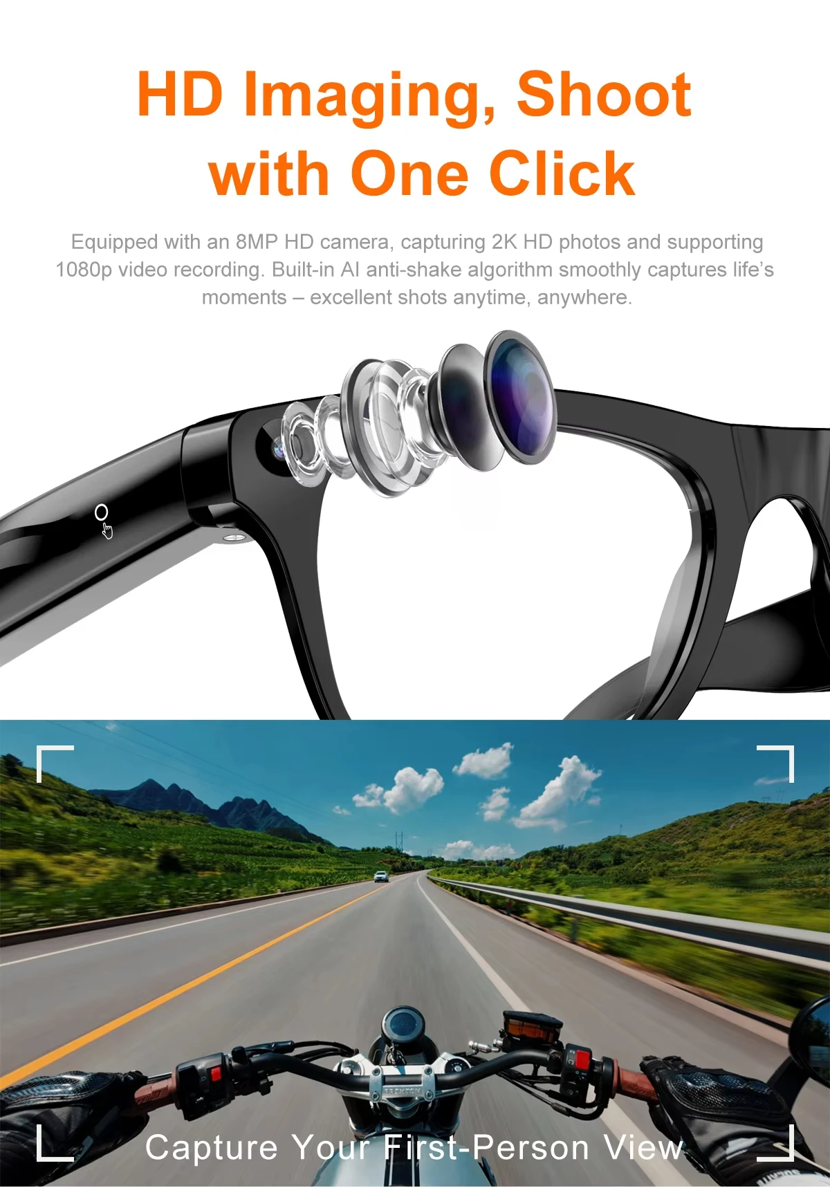 Lenovo Smart Camera Glasses HD - Photography Japanese recension och pris