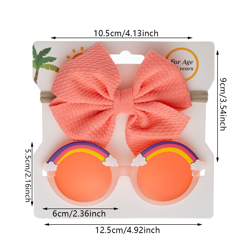 2Pcs/Set Rainbow Baby Sunglass - Photography Cheat Sheet recension och pris