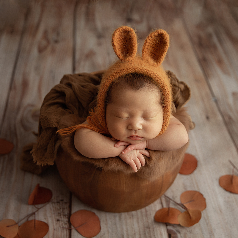 Knitted Rabbit Hat Newborn Pho - Photography Cheat Sheet recension och pris