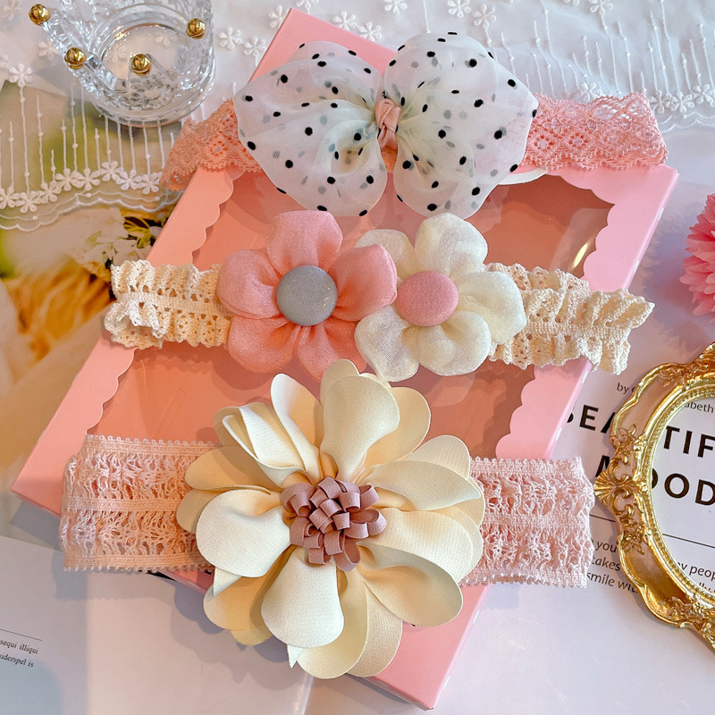 3Pcs/Lot Lace Bow Baby Headban - Photography Cheat Sheet recension och pris
