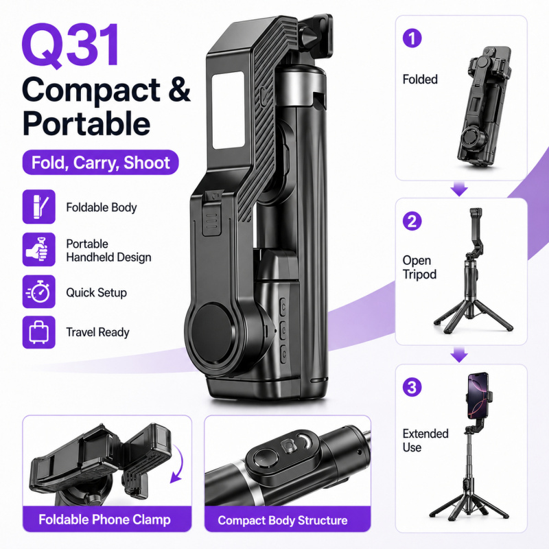 Single-Axis Phone Gimbal Stabi - Photography Basics recension och pris