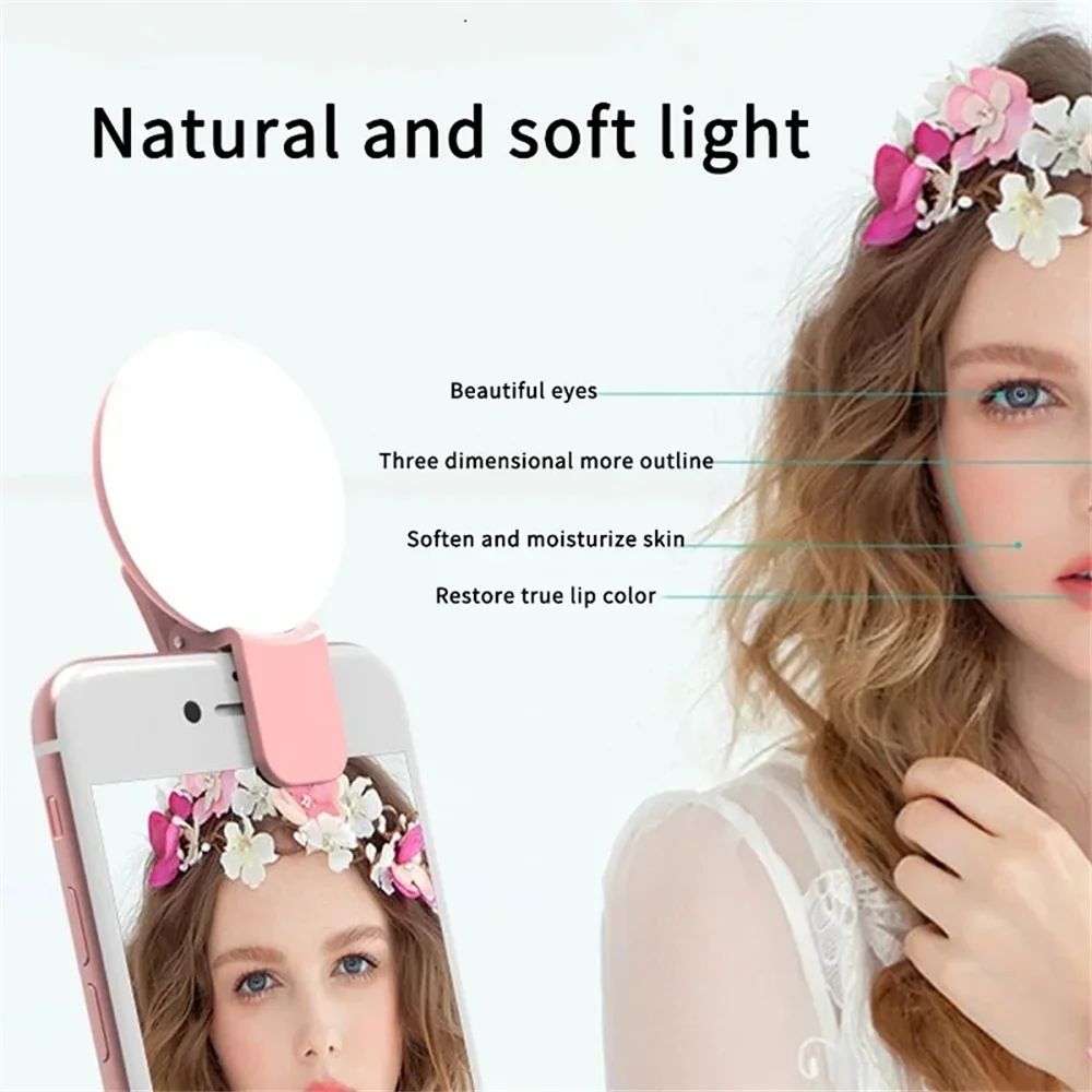 Portable Mini Selfie Ring Ligh - Photography Videos Free recension och pris