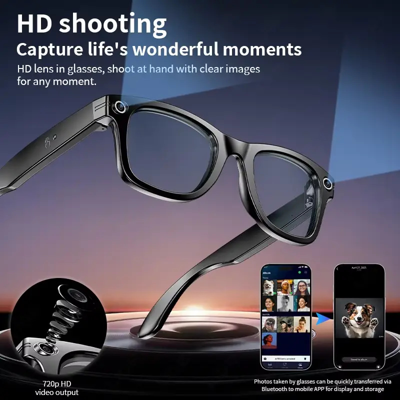 AI Smart Glasses with 8MP Came - Photography Japanese recension och pris