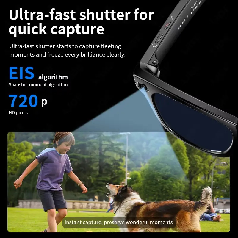 AI Smart Glasses with 8MP Came - Photography Japanese recension och pris
